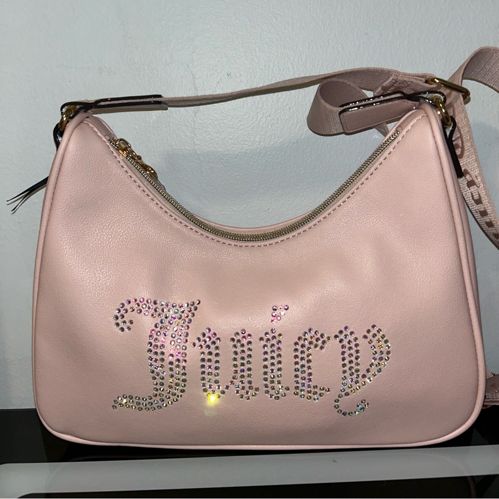 Juicy Couture Bling Pink Crossbody Bag